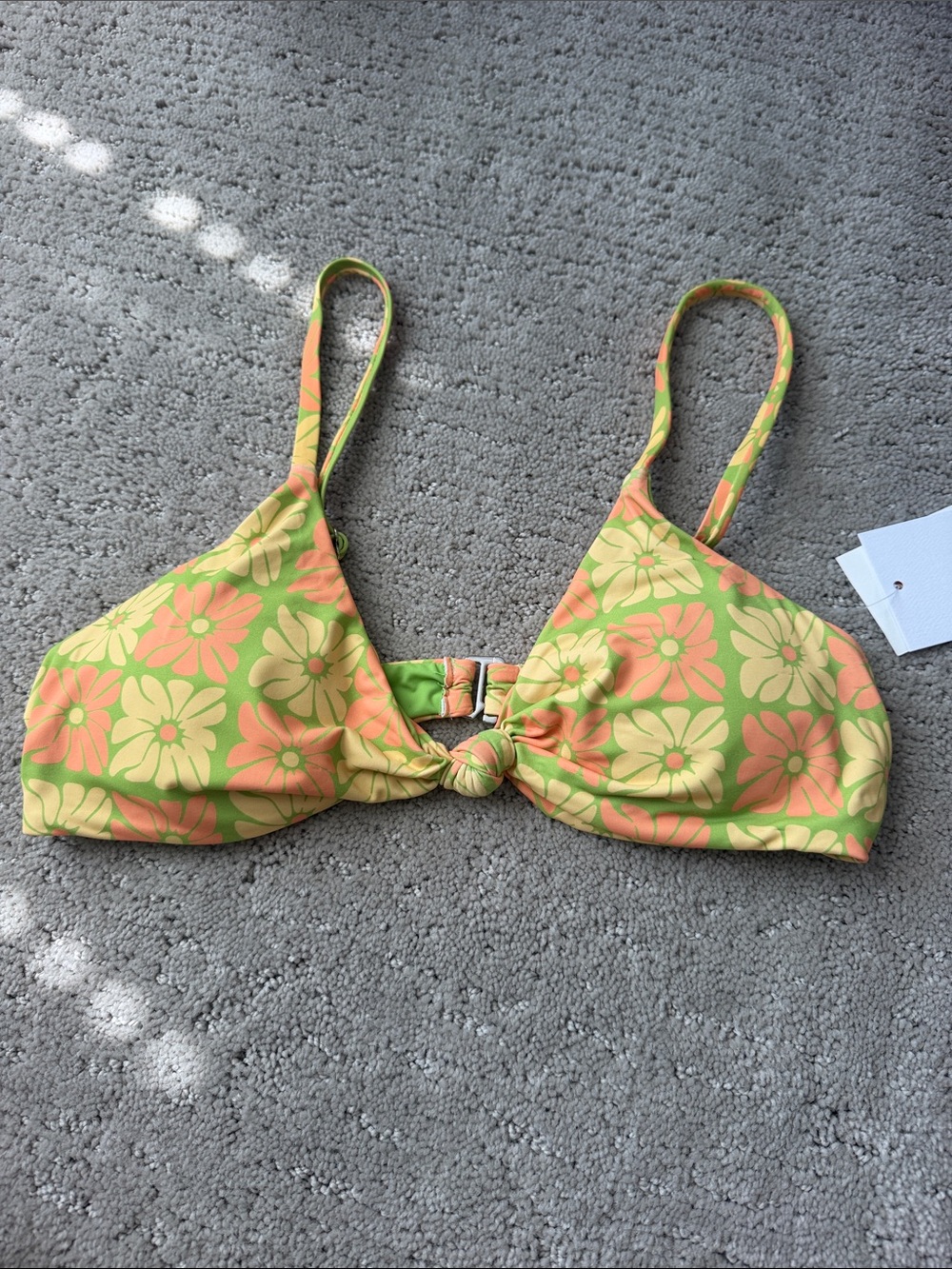 Dippin' Daisy's Green Orange Yellow Floral Bikini - Picture 5 of 7